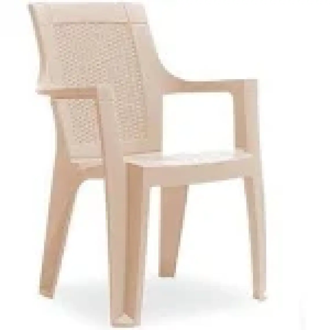Cakha Elegance Rattan Desenli Plastik Koltuk Capi