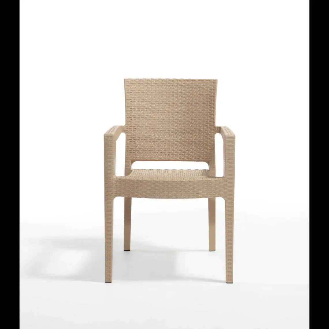 Novussi Garden Paris Rattan Sandalye -Beyaz