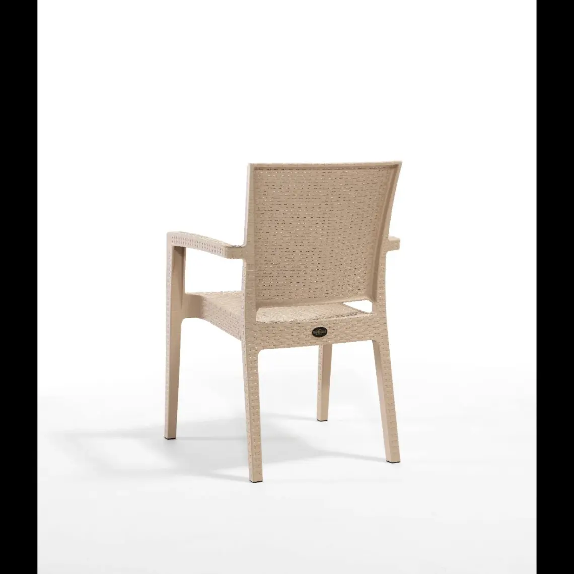 Novussi Garden Paris Rattan Sandalye -Beyaz