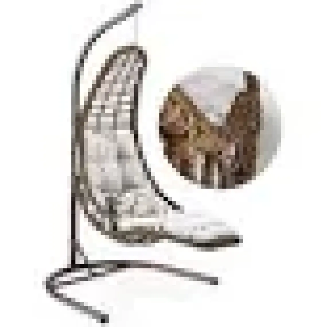 Capri Swing Bodrum Tekli Rattan Bahçe Salıncağı | Balkon Salıncağı