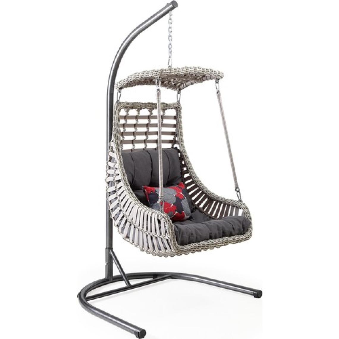 Capri Swing - Alaçatı - Tek Kişilik Rattan Bahçe Balkon Salıncağı