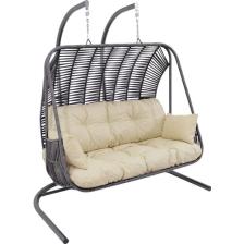 Monalin Home Garden Kudüs Makrome El Örgüsü Çift Kişilik Balkon Teras Bahçe Salıncağı