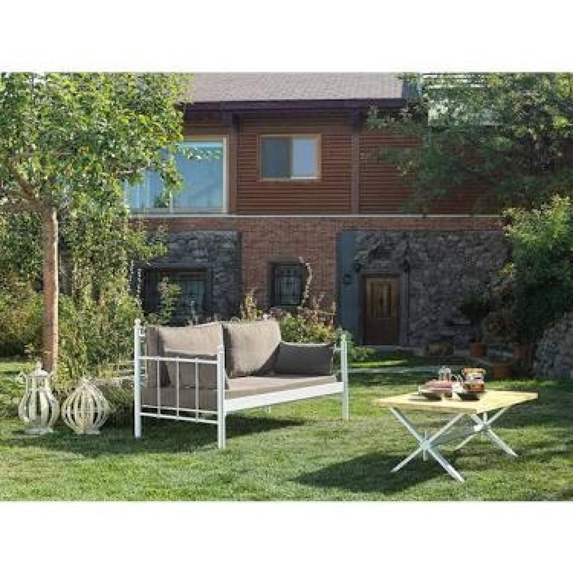 Unimet Lalas Dk Metal Sofa Sedir 70x200 Üçlü Koltuk Siyah