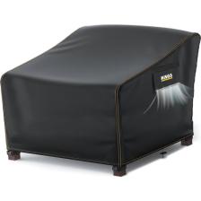 Hags Tek Kişilik Bahçe Koltuk Örtüsü, Bahçe Koltuk Koruma Brandası Örtüsü,  100-80-75cm - Siyah