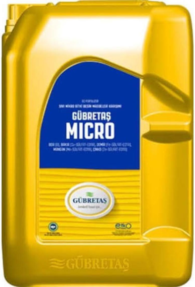 Gübretaş Micro Bor, Bakır, Demir,mangan, Çinko 20 Lt