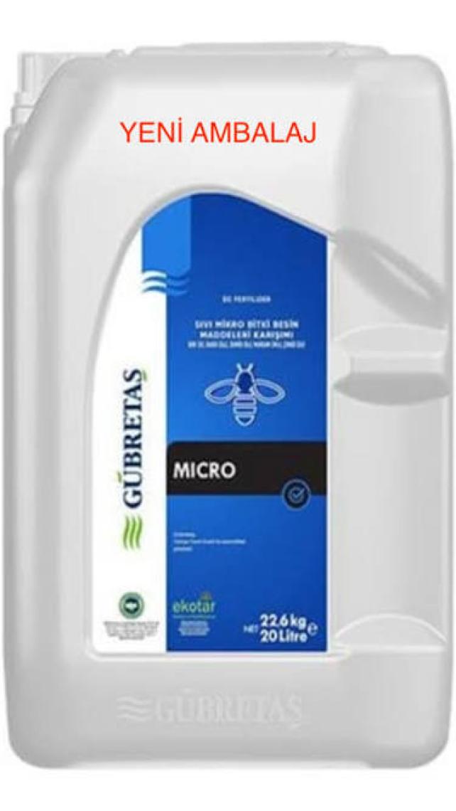 Gübretaş Micro Bor, Bakır, Demir,mangan, Çinko 20 Lt