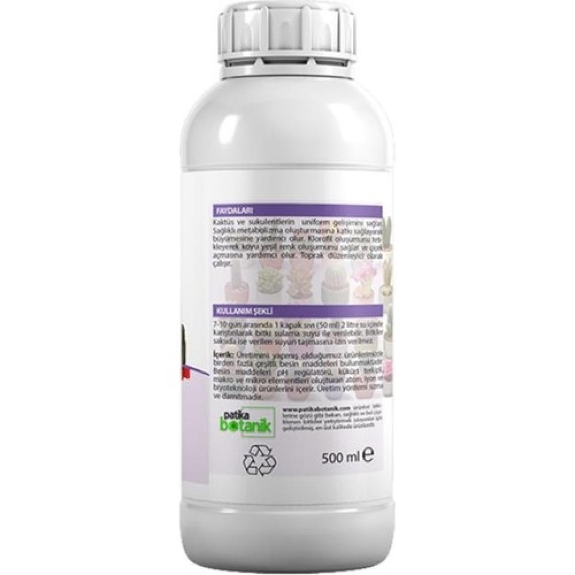 Patika Botanik 500 ml Kaktüs ve Sukulentler Için Genel Besin - Topraktan