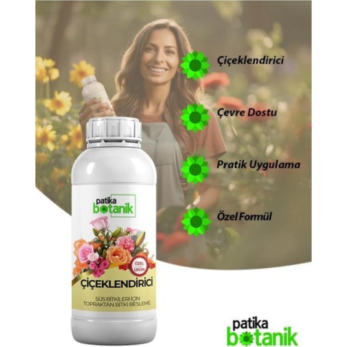 Patika Botanik 500 ml Çiçeklendirici- Süs Bitkileri Için - Topraktan
