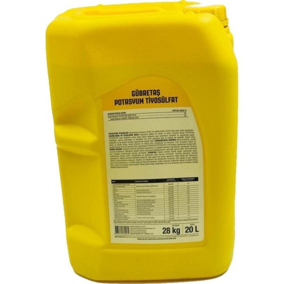 Gübretaş Potasyum Tiyosülfat 20 Lt