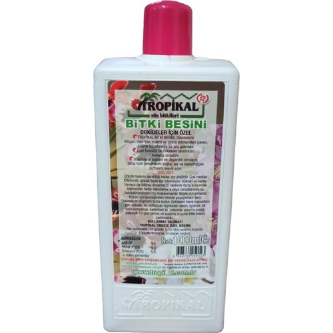 Tropikal Orkide Için Özel Bitki Besini 1000ML