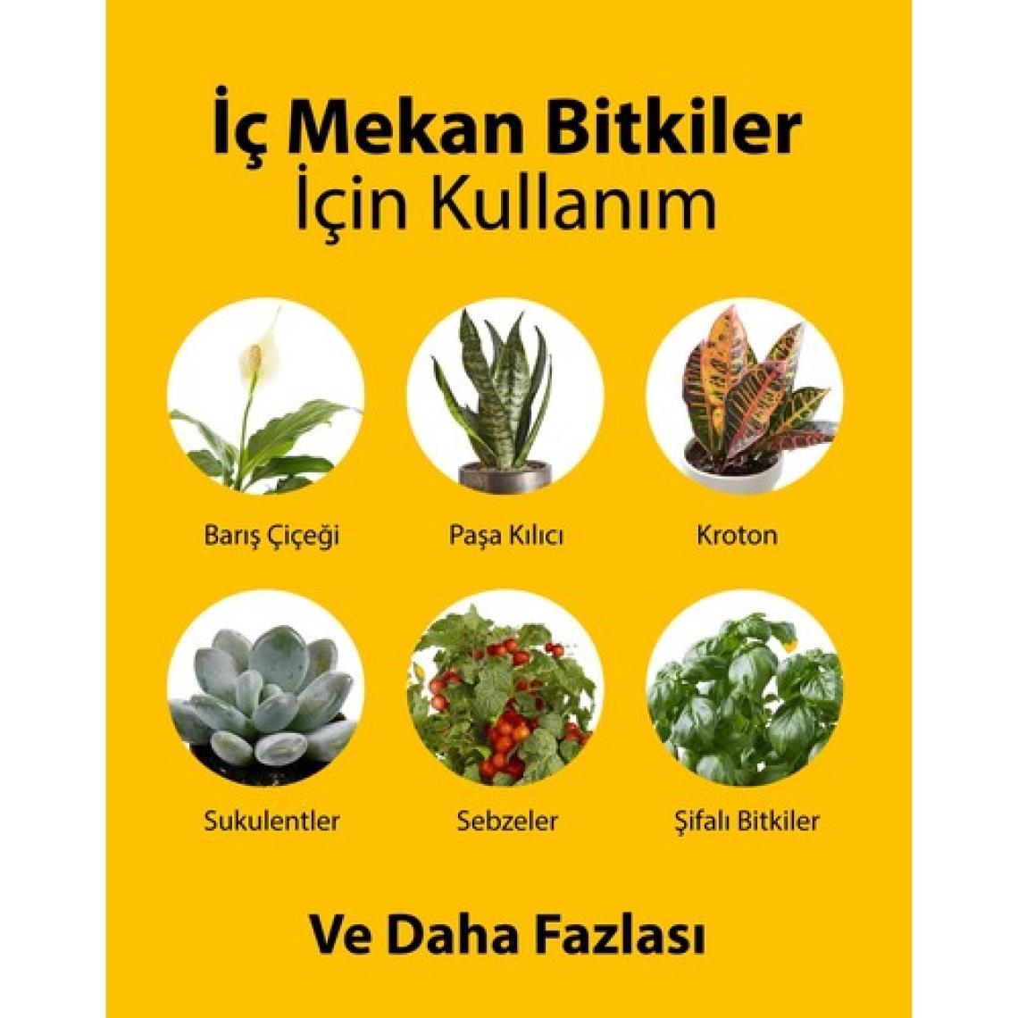 PetroTurk Kullanıma Hazır İç Mekan Sıvı Bitki Besini - Sağlıklı Büyüme ve Canlı Yapraklar İçin Besleyici Bitki Besini Çiçekleri Koruyan Formül 250 ml