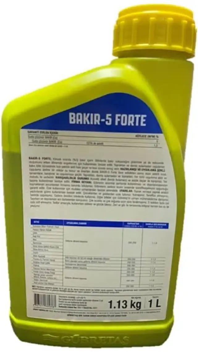 Gübretaş Bakır-5 Forte Sıvı 1 Lt