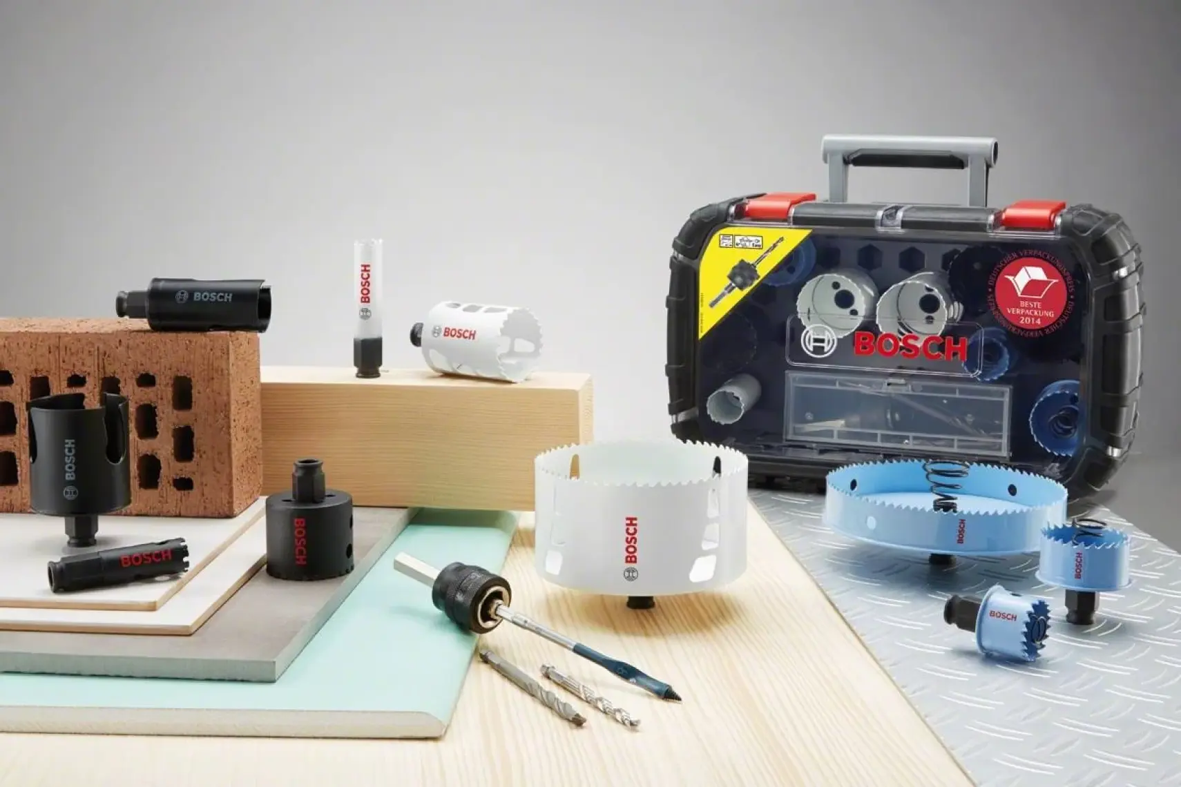 Bosch - Yeni Progressor Serisi Ahşap ve Metal Için Delik Açma Testeresi (Panç) 68 mm