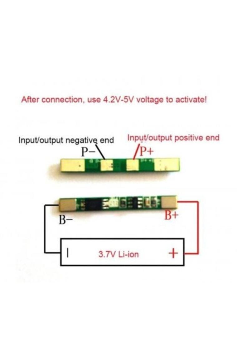 1s 3a 3.7v Bms Koruma Kartı Lityum Batarya 18650 Li-ion Lipo Protection Module