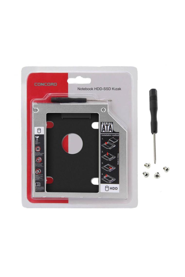 9.5mm Metal Caddy Notebook Ssd Hdd Kızak