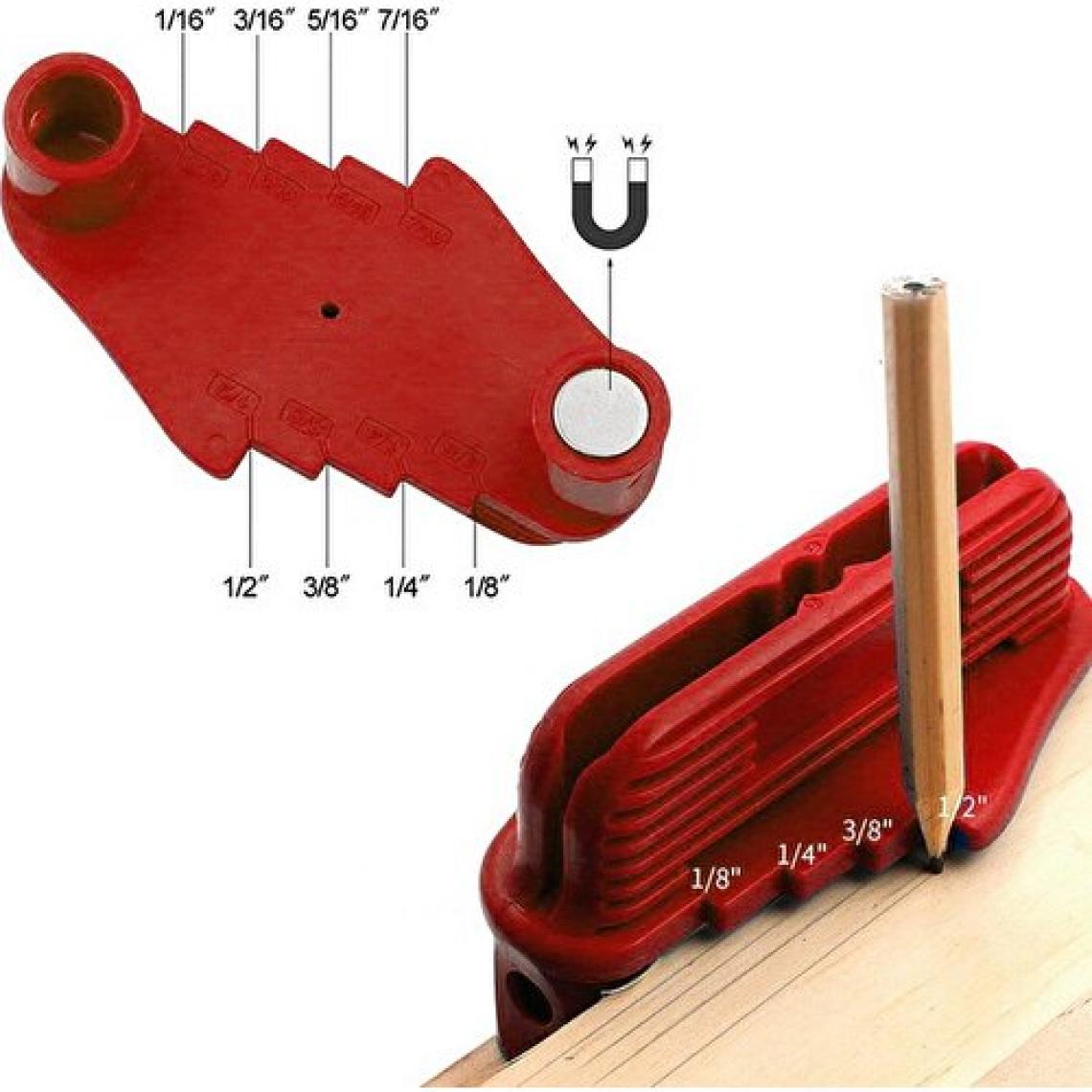 Rox Wood 0118 Abs Merkez Işaretleme Aparatı