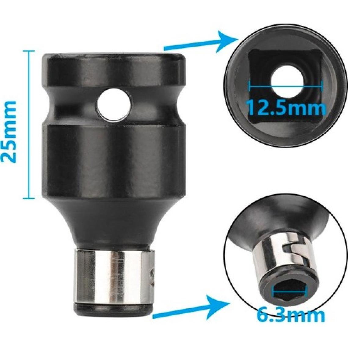 Depolife 1/2 Matkap Chuck Mandrenli Adaptör Somun Sökme Makinesini Hex Bits Uç Dönüştürme Paratı