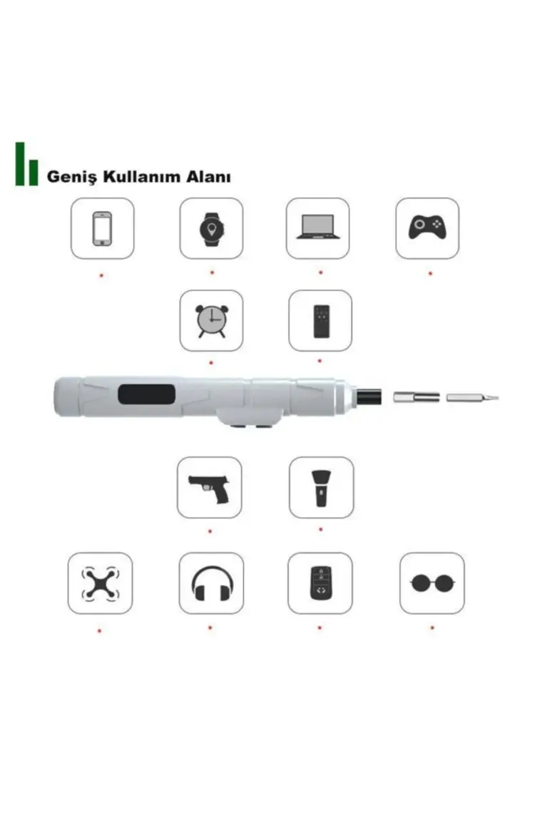 Dailytech Mini Taşınabilir Tornavida Akülü Şarjlı Elektrikli
