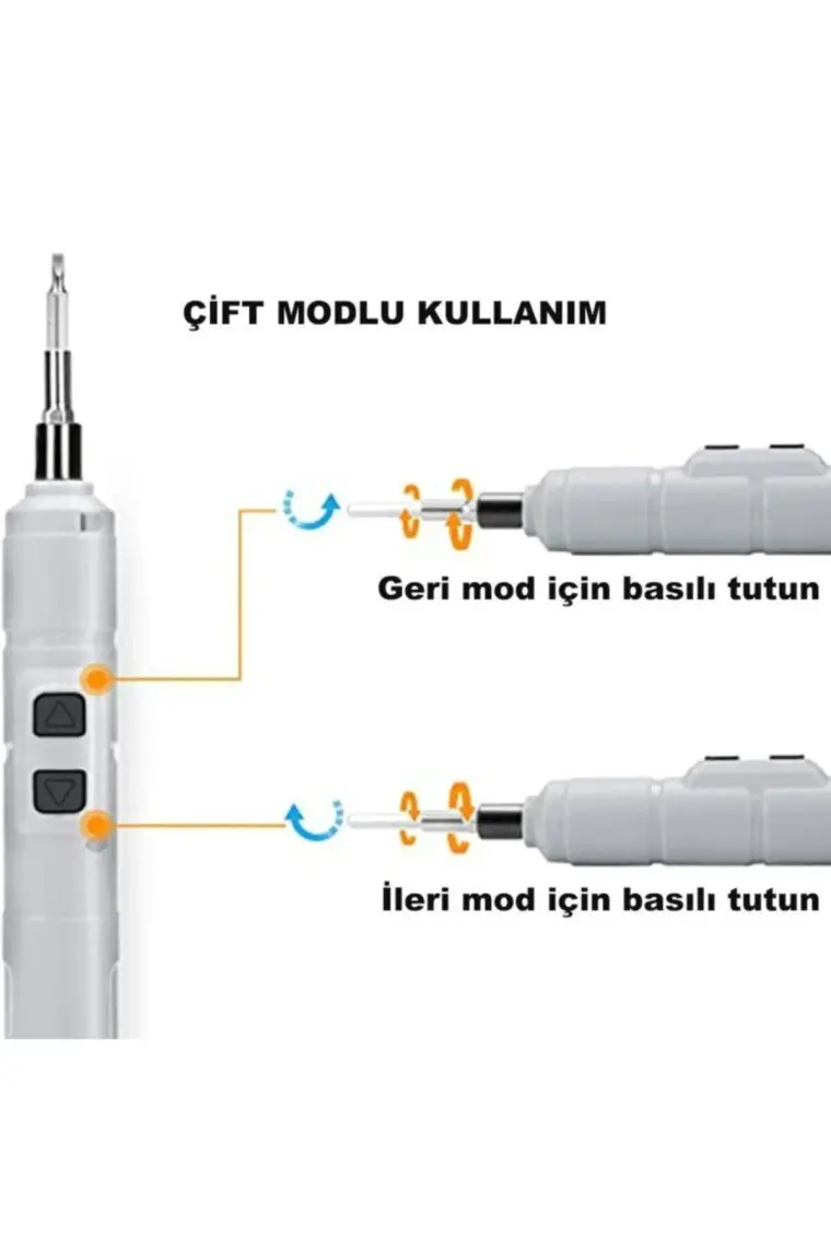 Dailytech Mini Taşınabilir Tornavida Akülü Şarjlı Elektrikli