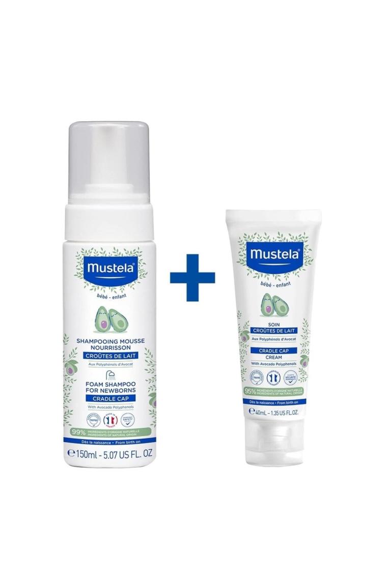 Saç Pullanmalarına Karşı Bebek Bakım Seti ( Cradle Cap 40ml + Foam 150ml)