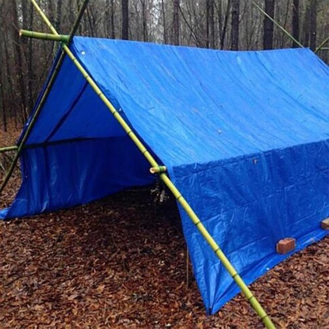 Çadır Branda 7x7  mt Ebatlı - Inşaat Örtüsü