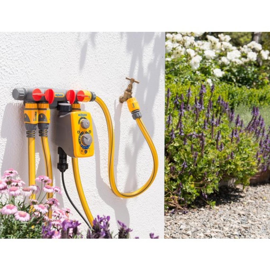 Hozelock 2150H Dörtlü (4'lü) Vanalı Su Musluk Dağıtıcı Adaptörü