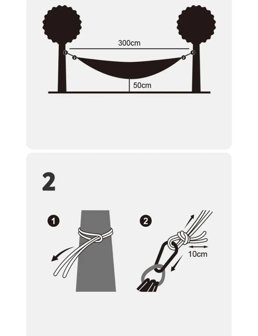 Naturehike Ultralight Swing Çift Kişilik Hamak |340T Pongee|