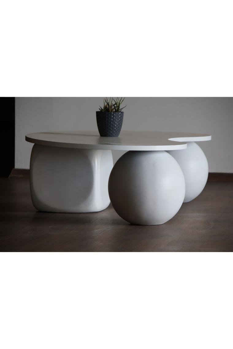 Velura Home & Living Modern Orta Sehpa & Küre-Top-Zar Sehpa & Ahşap Sehpa & Pinterest Sehpa-Mdf