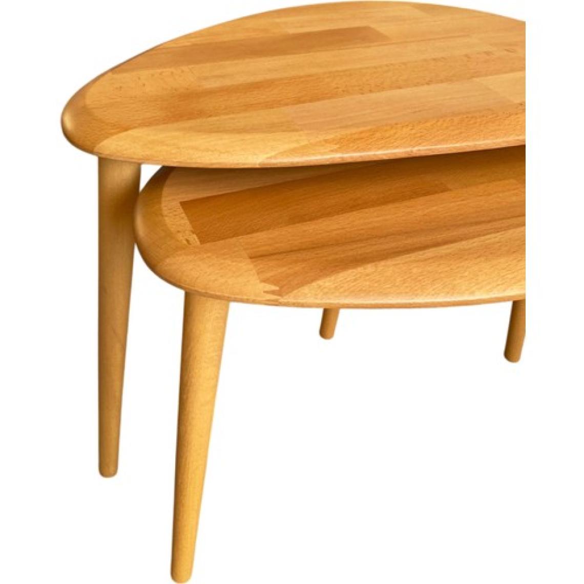 Faw Decor Asimetrik Masif Ahşap Orta Sehpa ve 3'lü Zigon / 2'li Zigon Sehpa Seti, Modern Masif Ahşap Sehpa Seti Meşe / Ceviz / Antrasit