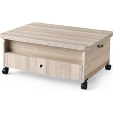 Mutlu Alışveriş Merkezi Akıllı Sehpa Kademeli Sihirli Sehpa Fonksiyonel Orta Sehpa Açılabilr Sehpa Tekerlekli Masa106  60  x  90 Cordoba