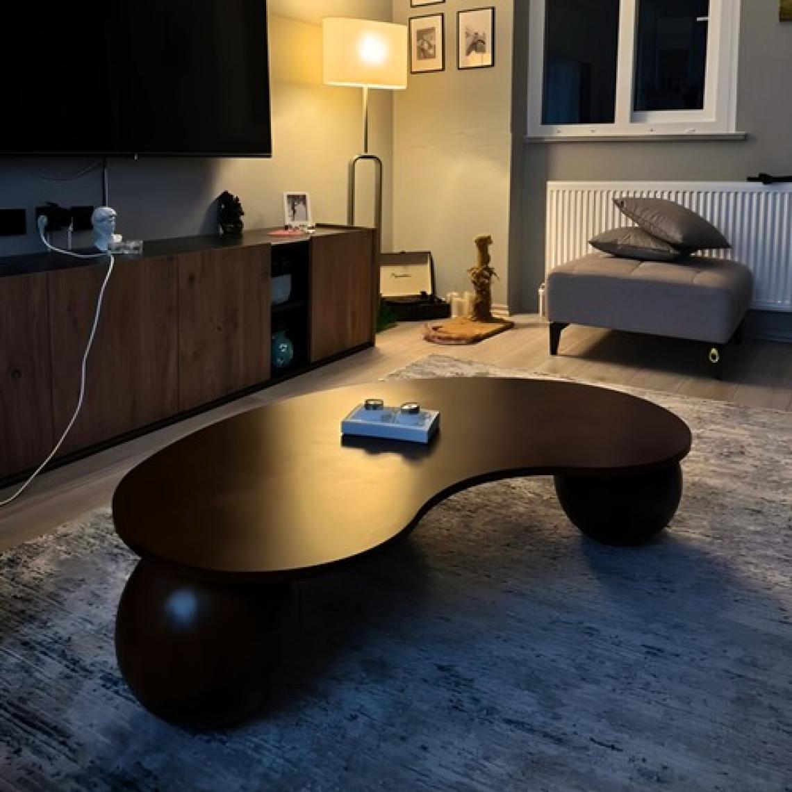 Velura Home & Living Modern Orta Sehpa ve Küre Ahşap Sehpa