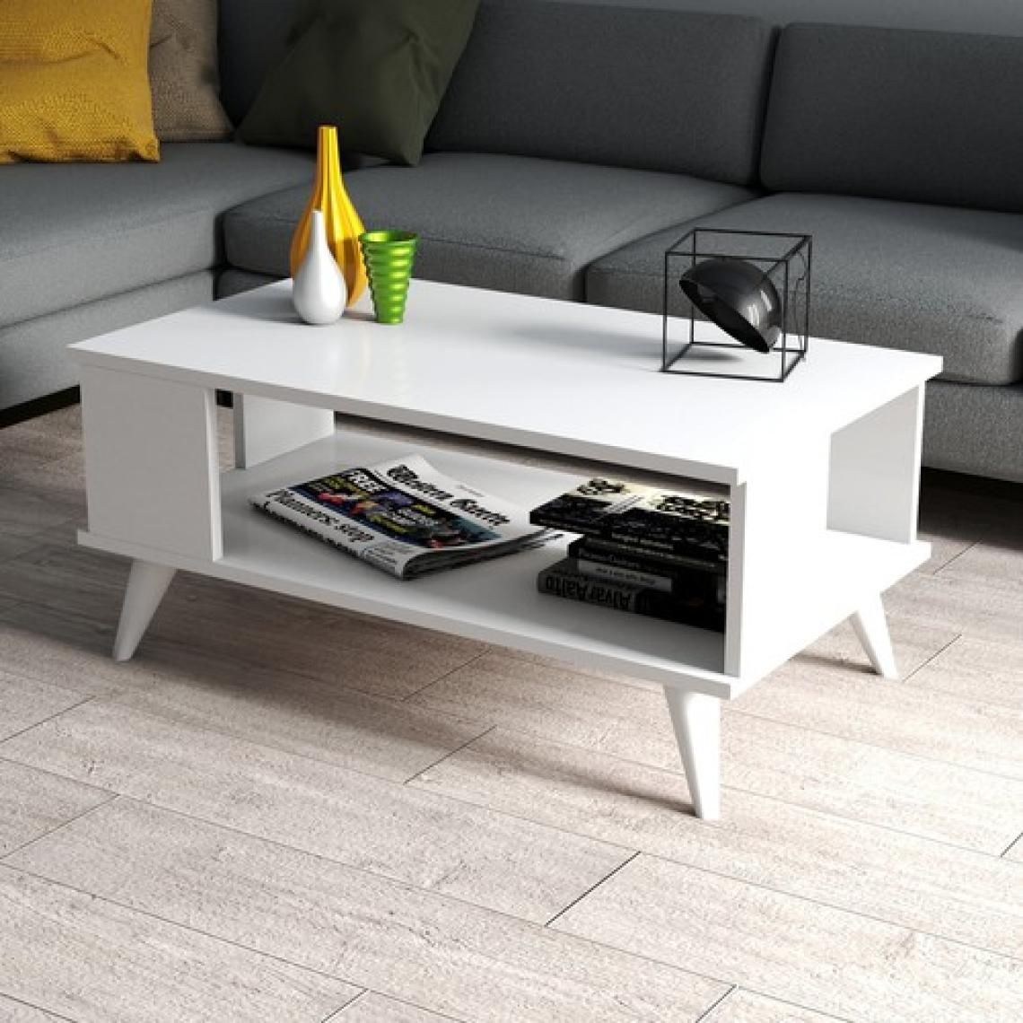 Tanmob Orta Sehpa Beyaz- SHP0101
