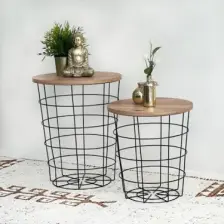 Weblonya Zigon Sehpa Ikili Orta Sehpa Sepet Sehpa 5075