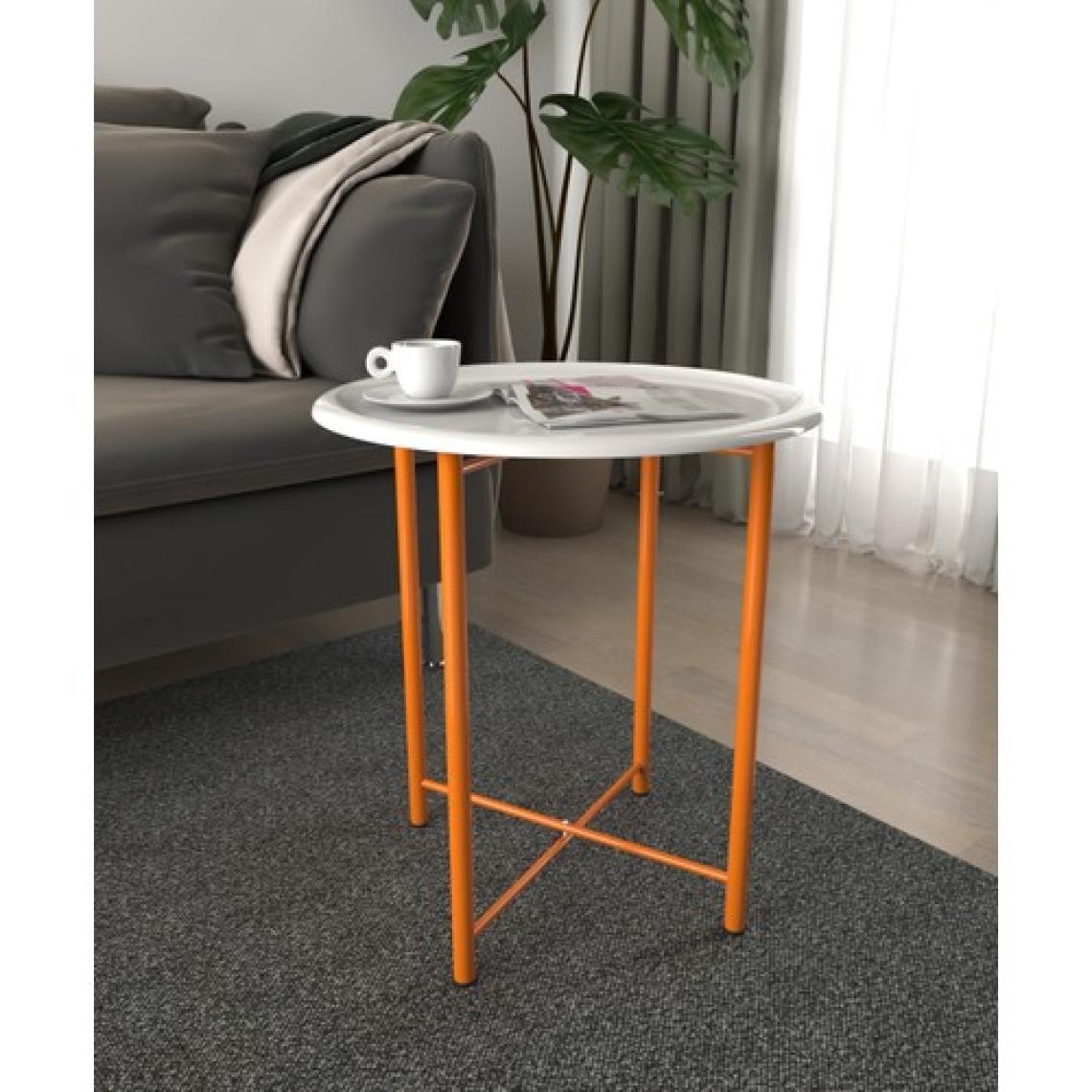 Hastunç Prestij Katlanır Metal Orta Sehpa