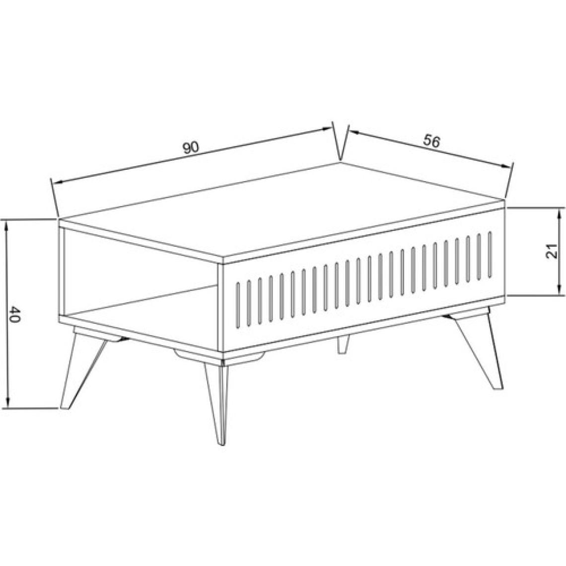 Bimossa O3520 Karla Orta Sehpa Hat