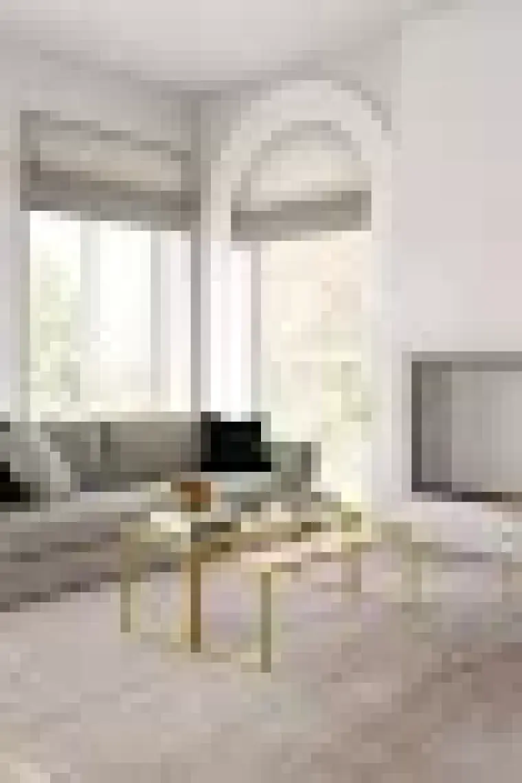 Modern Gold Renk  2’li Metal Iskeletli Temper Camlı Zigon Orta Sehpa