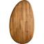 Faw Decor Asimetrik Oval Masif Ahşap Orta Sehpa