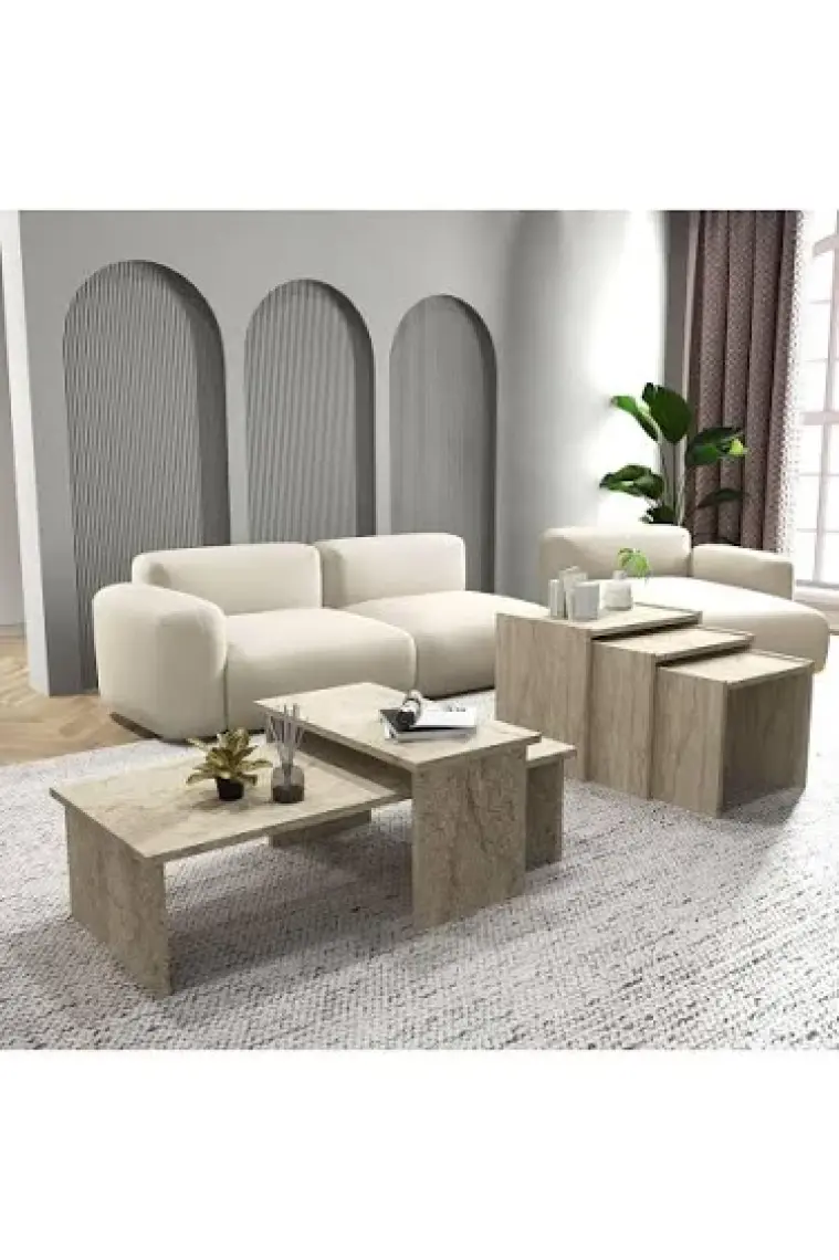 Cool Home Vera 2 'li Orta Sehpa Servis Sehpası