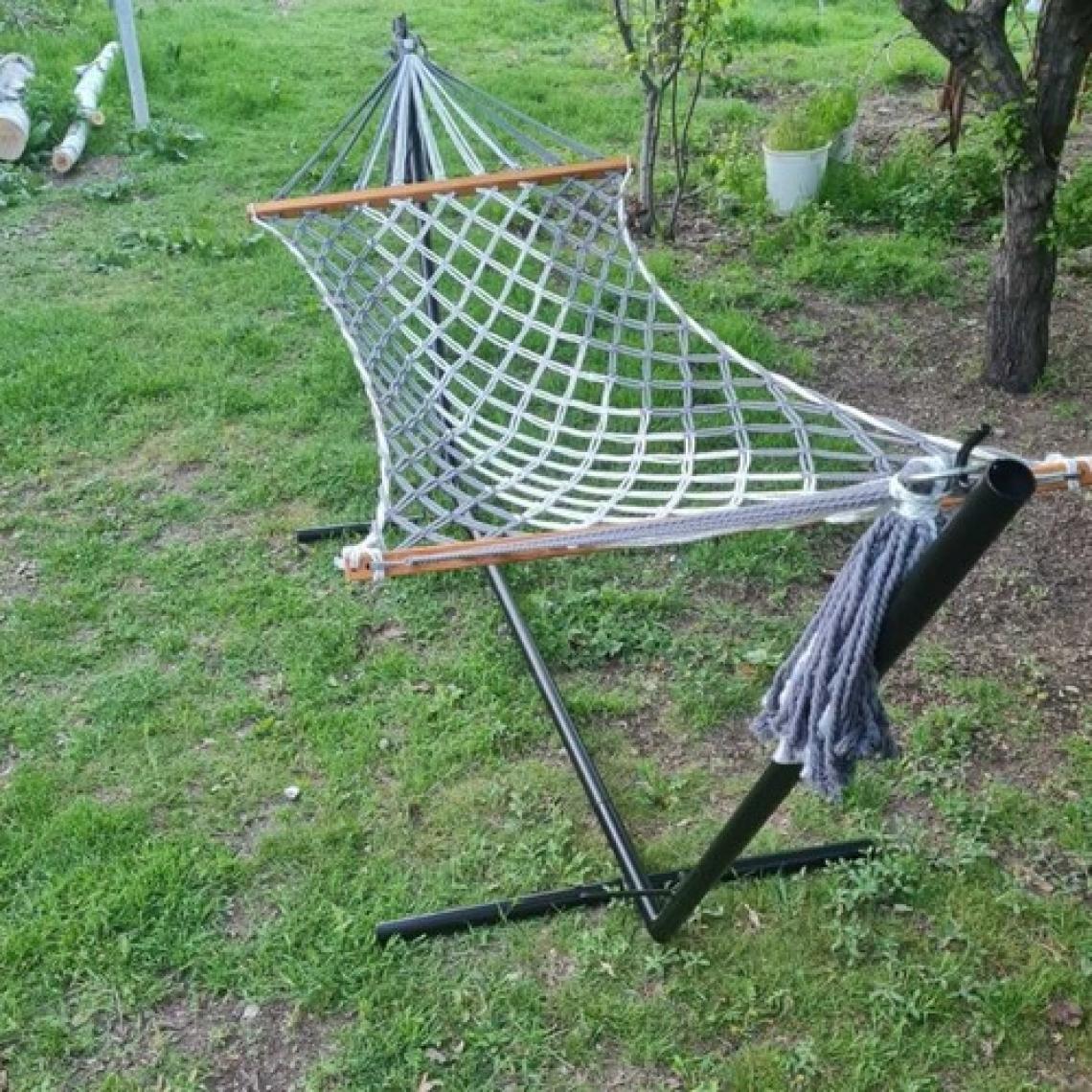 Metal Hamak Ayağı Boru Metal Hamak Demiri | Siyah Renk
