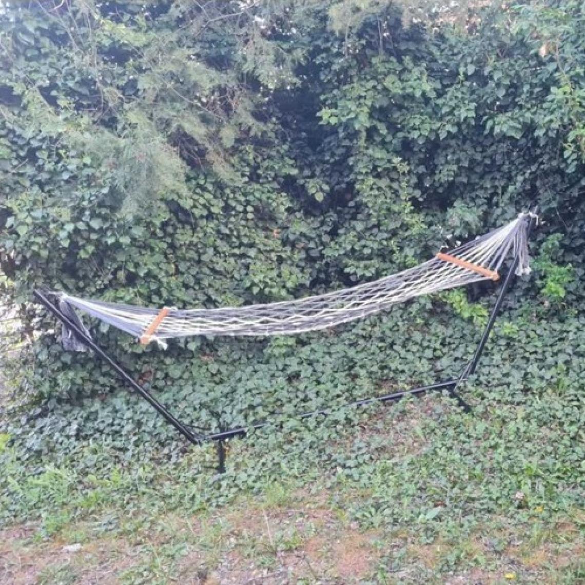 Metal Hamak Ayağı Boru Metal Hamak Demiri | Siyah Renk