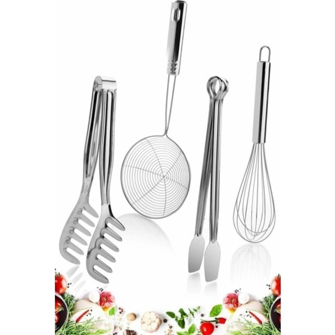 Kitchen Damys Pratik 3'lü Maşa Seti | Makarna - Salata - Pasta Maşası