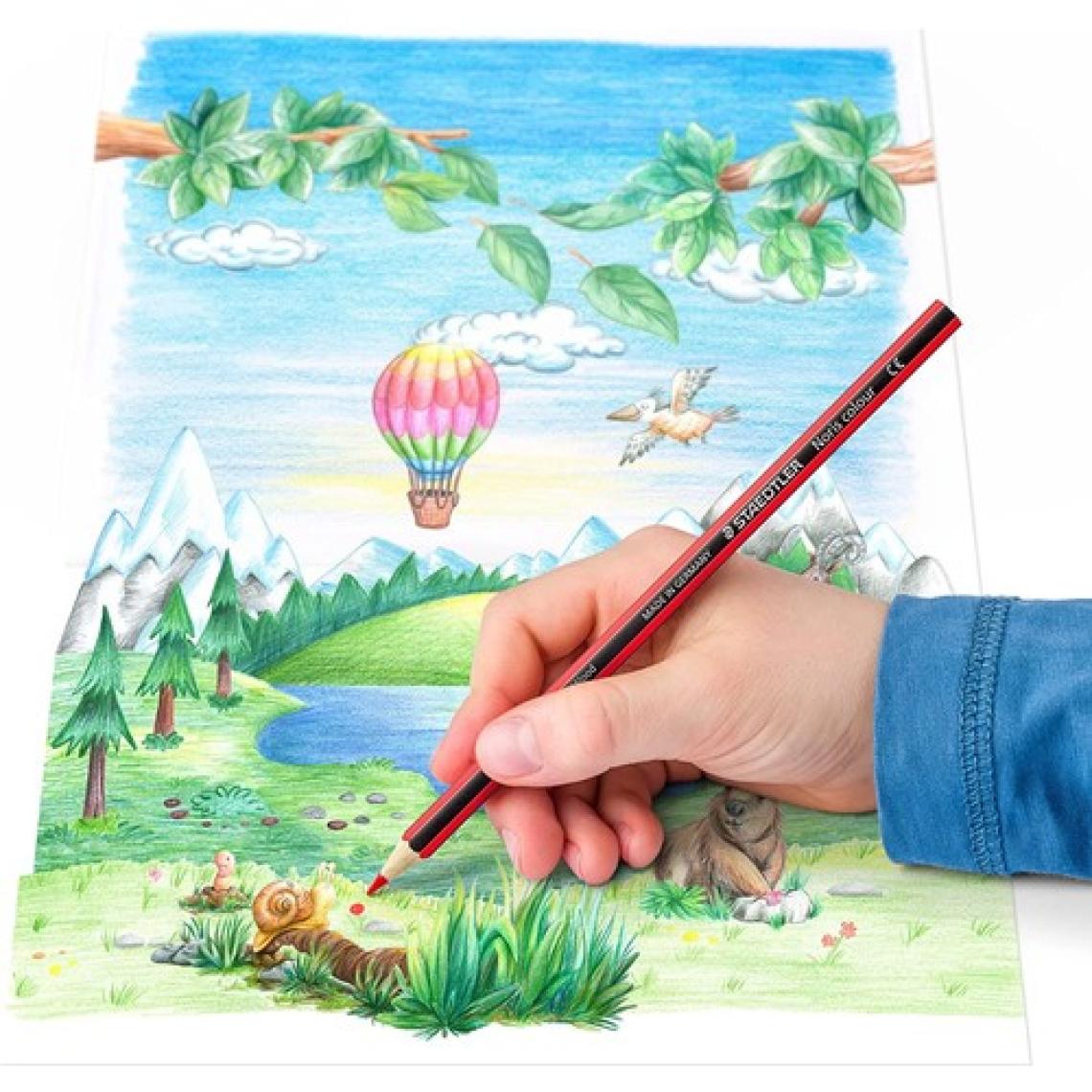 Staedtler 185 C12 Noris Color Wopex Kuru Boya 12'li
