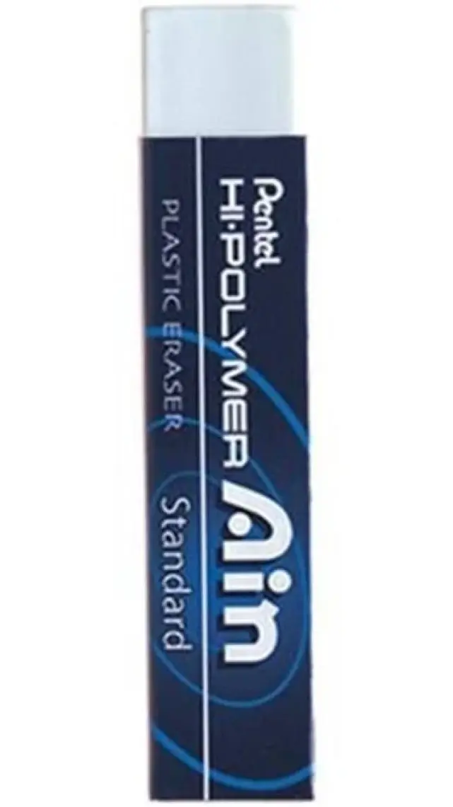 Pentel Hi-Polymer Ain ZETH07 Silgi Standard Sertlik, Beyaz