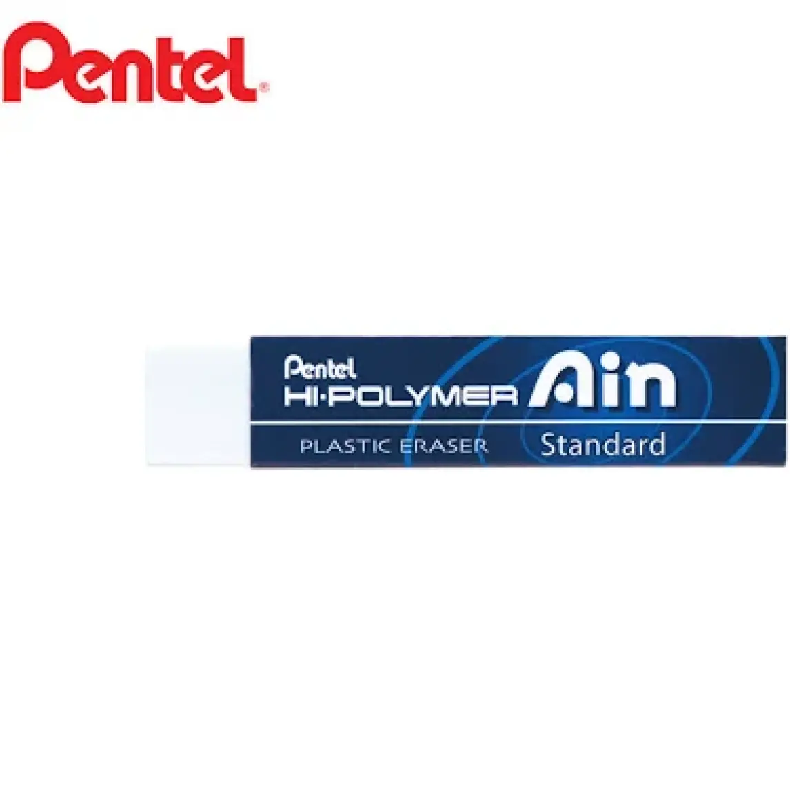 Pentel Hi-Polymer Ain ZETH07 Silgi Standard Sertlik, Beyaz