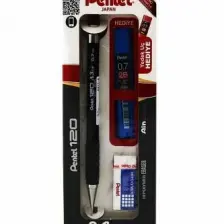 Pentel A315-3AS 120A3 (0.5mm) 3'lü Okul Seti - (Kalem+Silgi+Hediye Min, Pembe