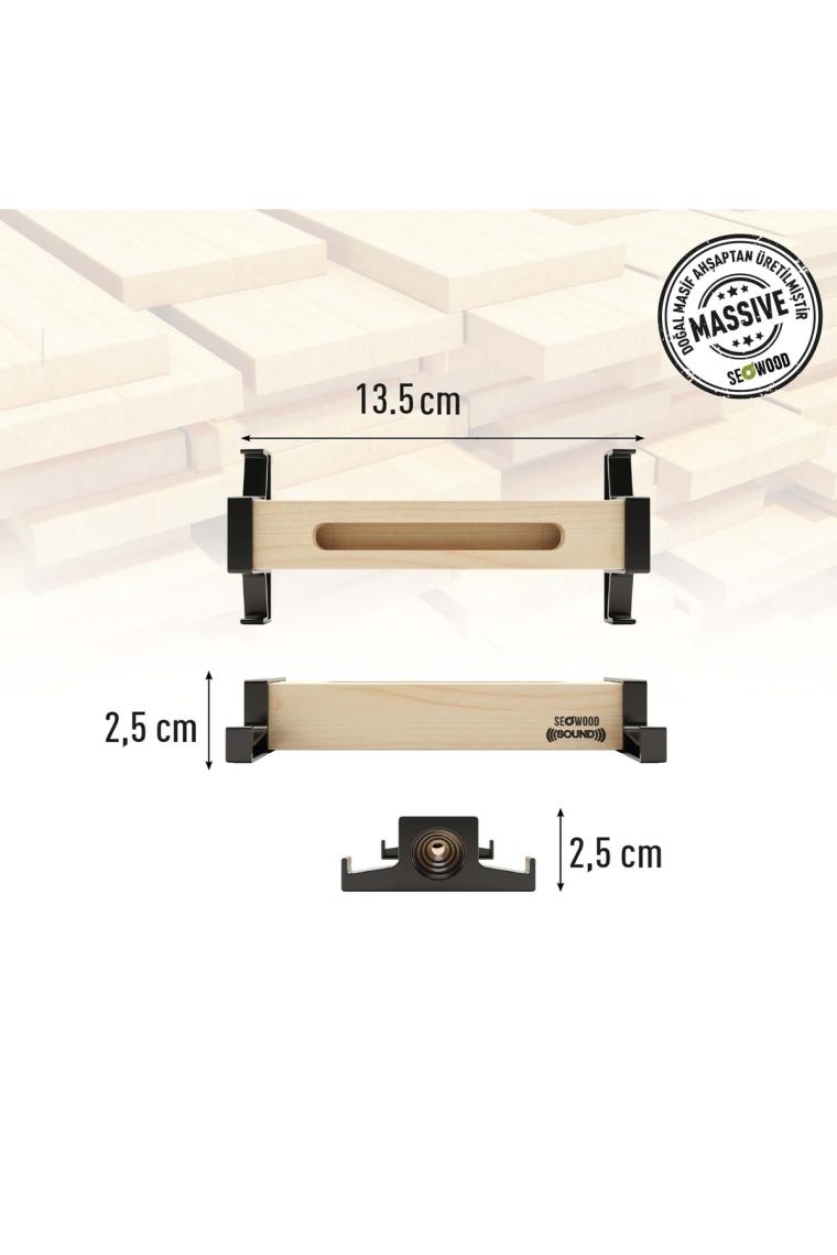Ahşap Telefon & Tablet Tutacağı & Akustik Ses Arttırıcı Özellikli 13, cm Genişlik