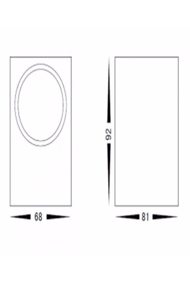 Full Reyon 7 Watt Beyaz Işık Ampul Dahil Dekoratif Tek Yönlü Aplik, Bahçe, Balkon, Salon, Teras, Kamelya, Bungalov Aplik, Yatak Başı, Salon, Hol, Antre Apliği, Modern ve Şık Armatür