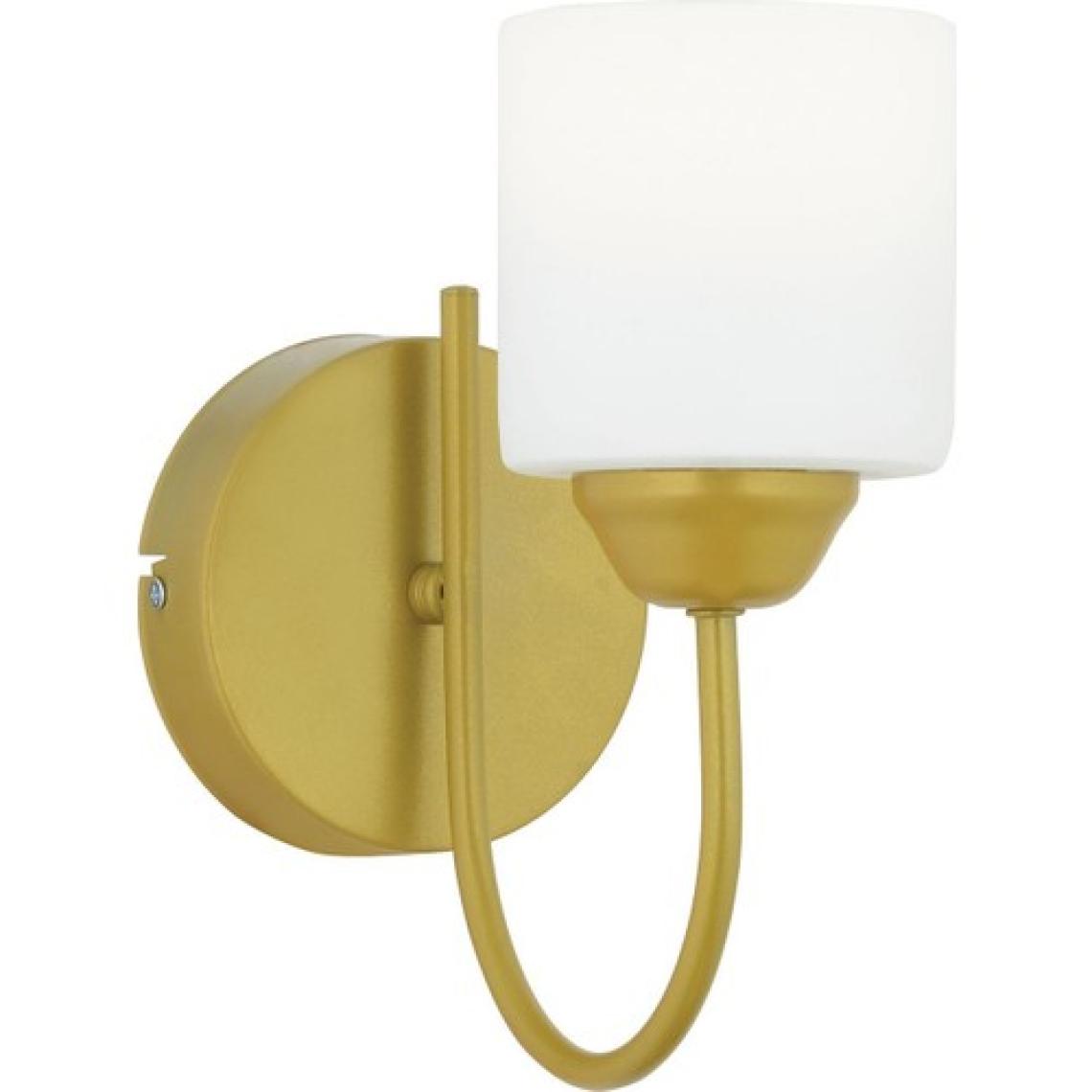 Apliqa Esila Gold Boyalı Duvar Lambası Yatak Odası-Yatak Başı-Banyo İçin Modern Aplik