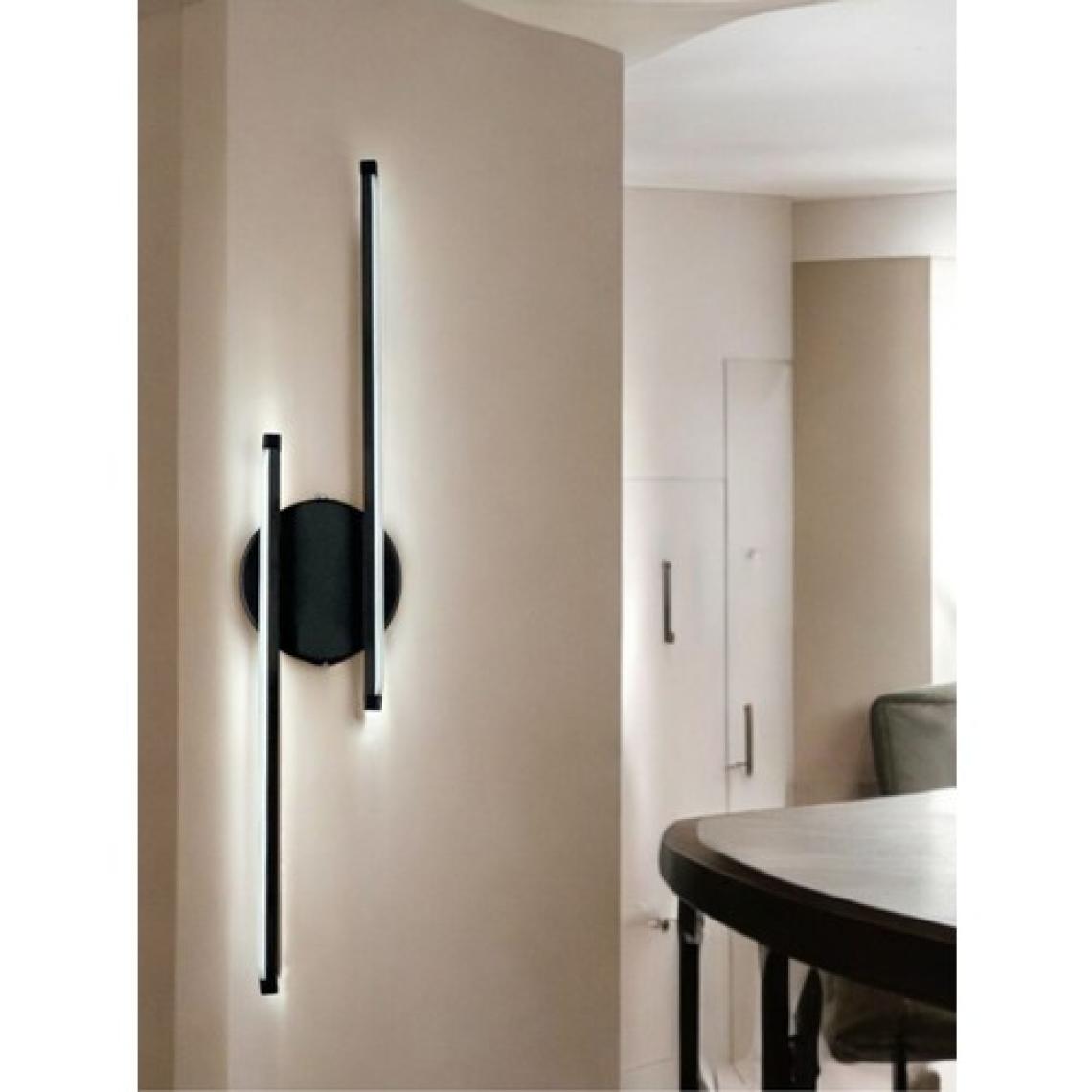 Sare Aplik Modern Tasarım Siyah Renk Gün Işığı Ledli Banyo - Mutfak - Salon LED Duvar Aplik