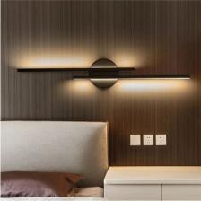 Sare Aplik Modern Tasarım Siyah Renk Gün Işığı Ledli Banyo - Mutfak - Salon LED Duvar Aplik